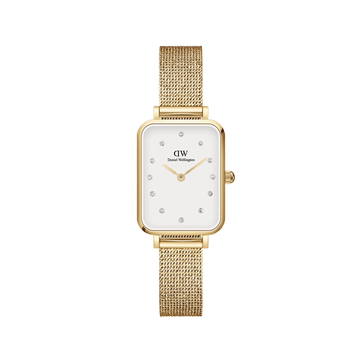 DW Quadro Lumine Pressed Watch in Evergold - 20mm x 26mm