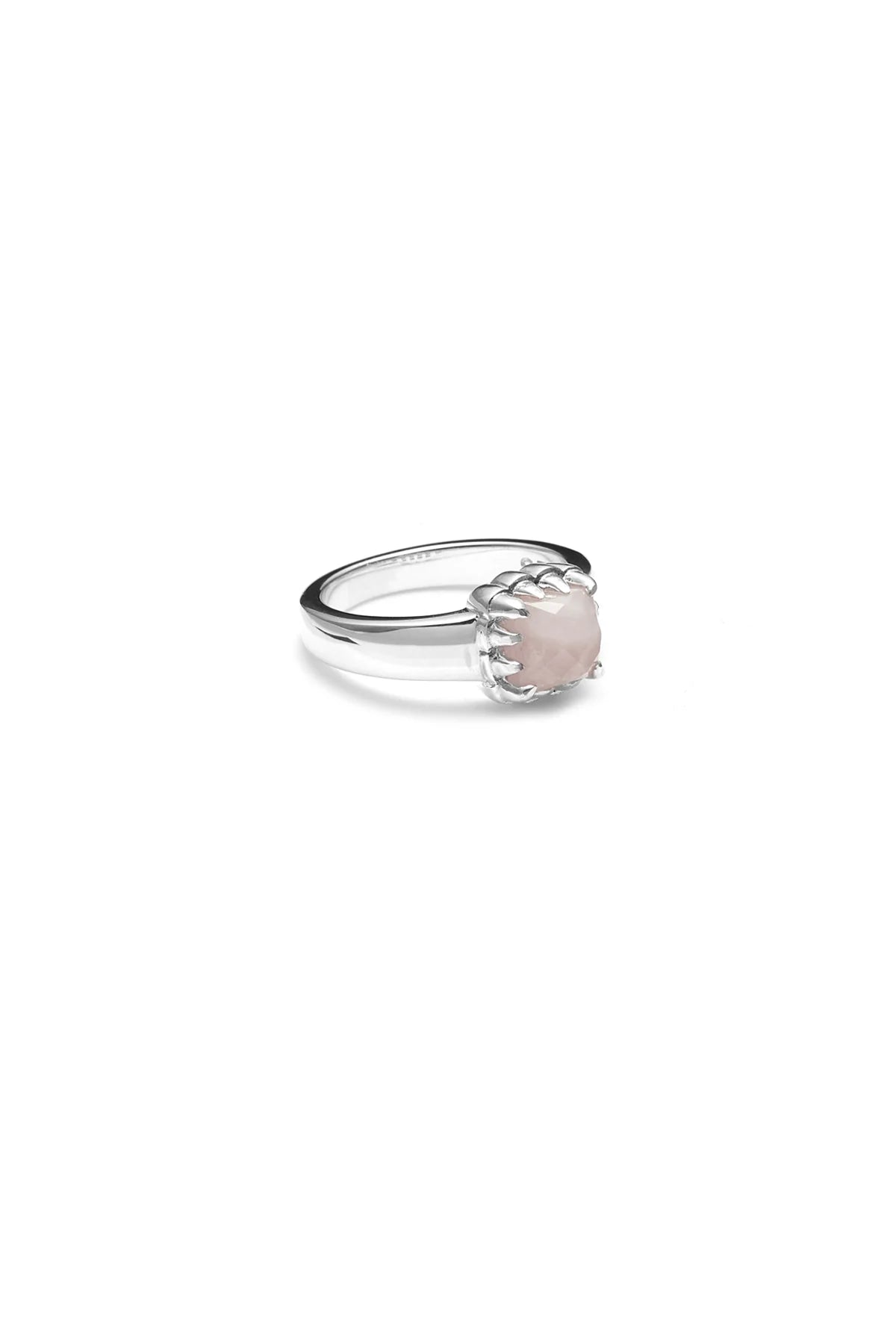 Stolen Girlfriends Club Baby Claw Ring Rose Quartz