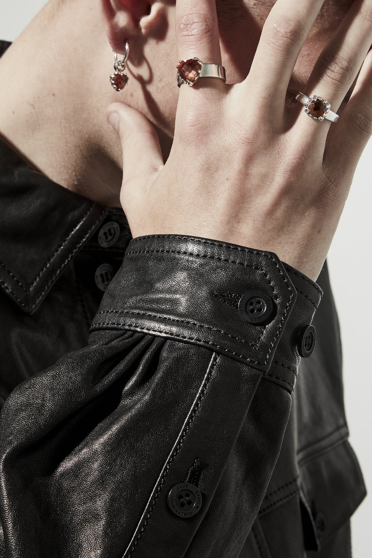 Stolen Girlfriends Club Love Claw Ring in Citrine