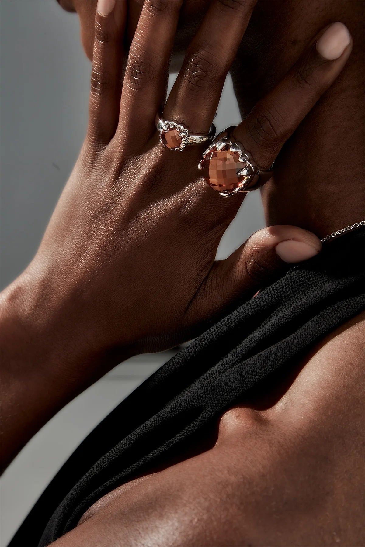 Stolen Girlfriends Club Baby Claw Ring in Citrine