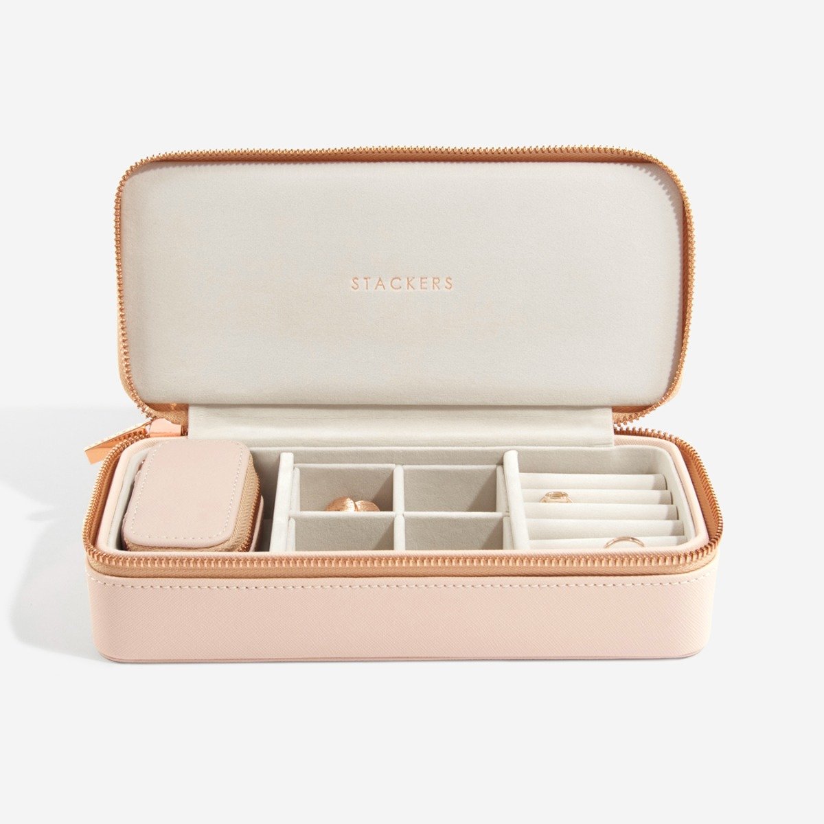 Stackers Blush Large Travel Jewellery Box