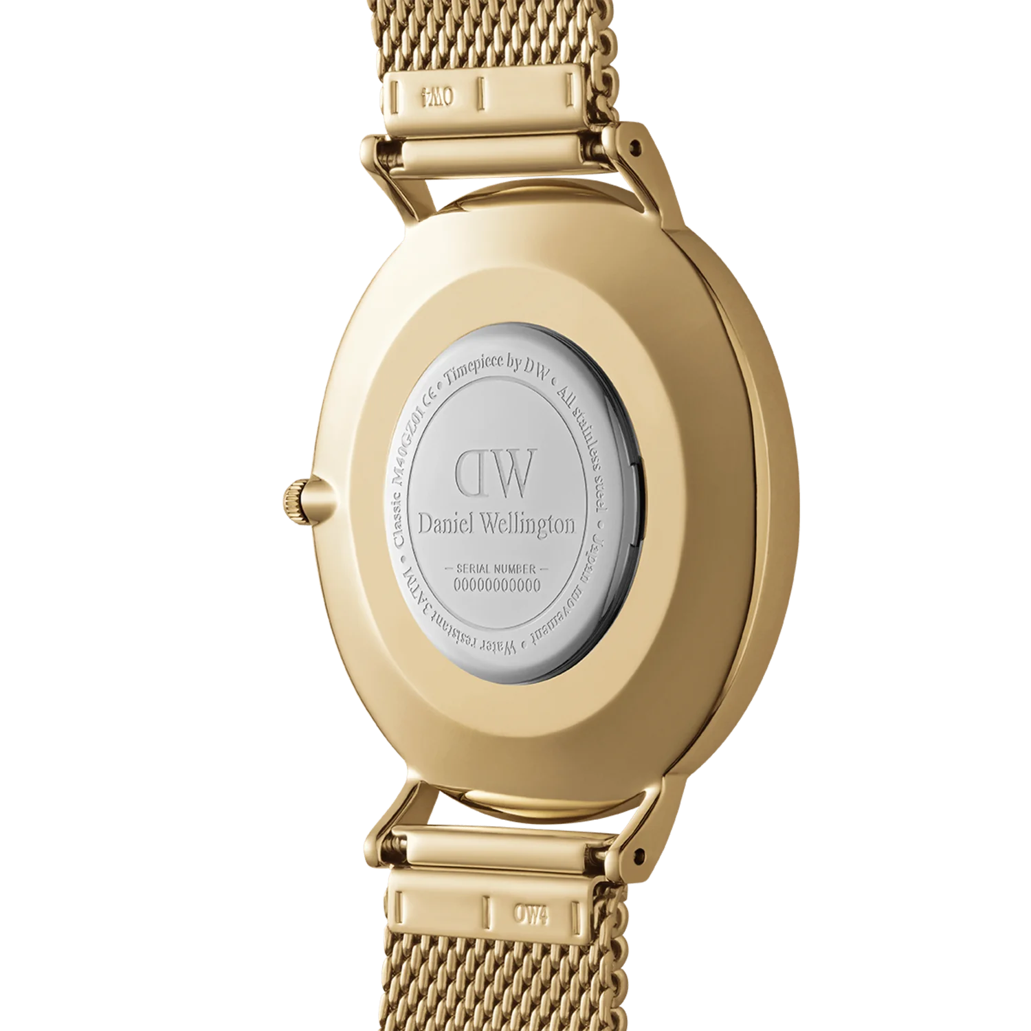 DW Classic Evergold Onyx Watch in Gold/Black - 40mm