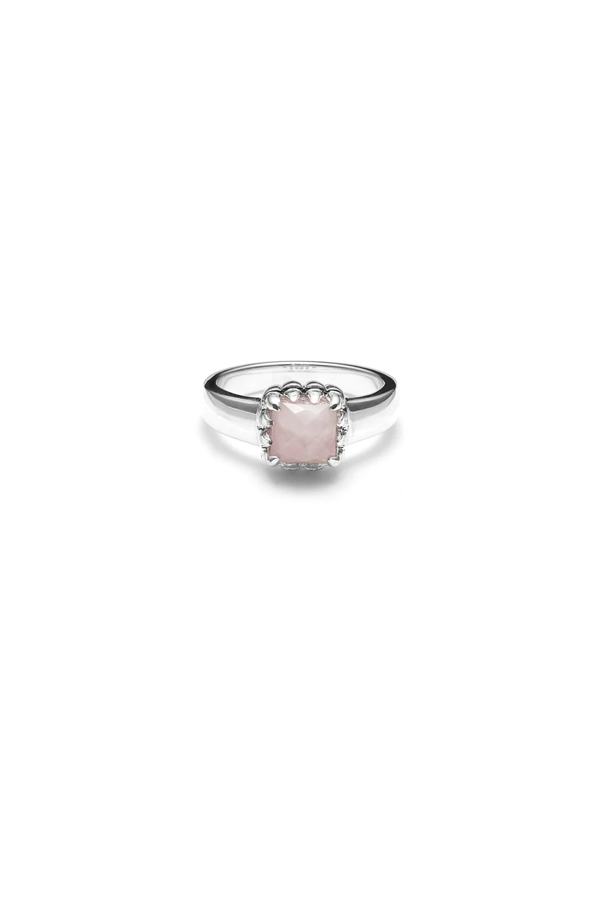 Stolen Girlfriends Club Baby Claw Ring Rose Quartz