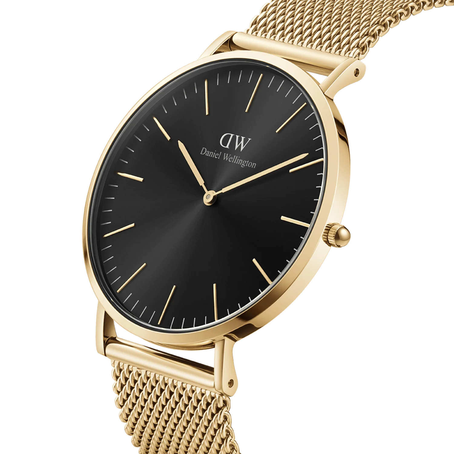 DW Classic Evergold Onyx Watch in Gold/Black - 40mm