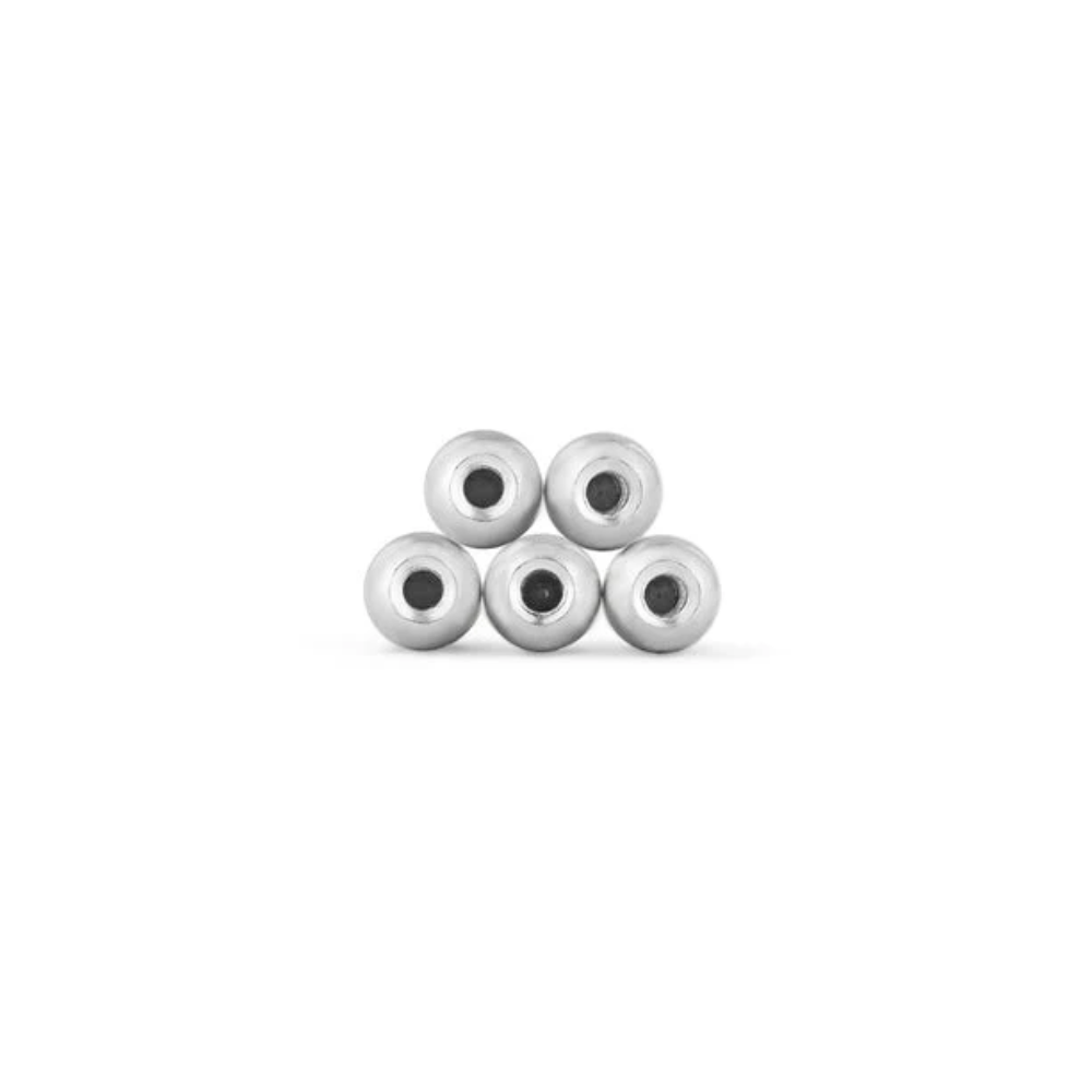 Ania Haie Silver Ear Barbell Ball Backings x5