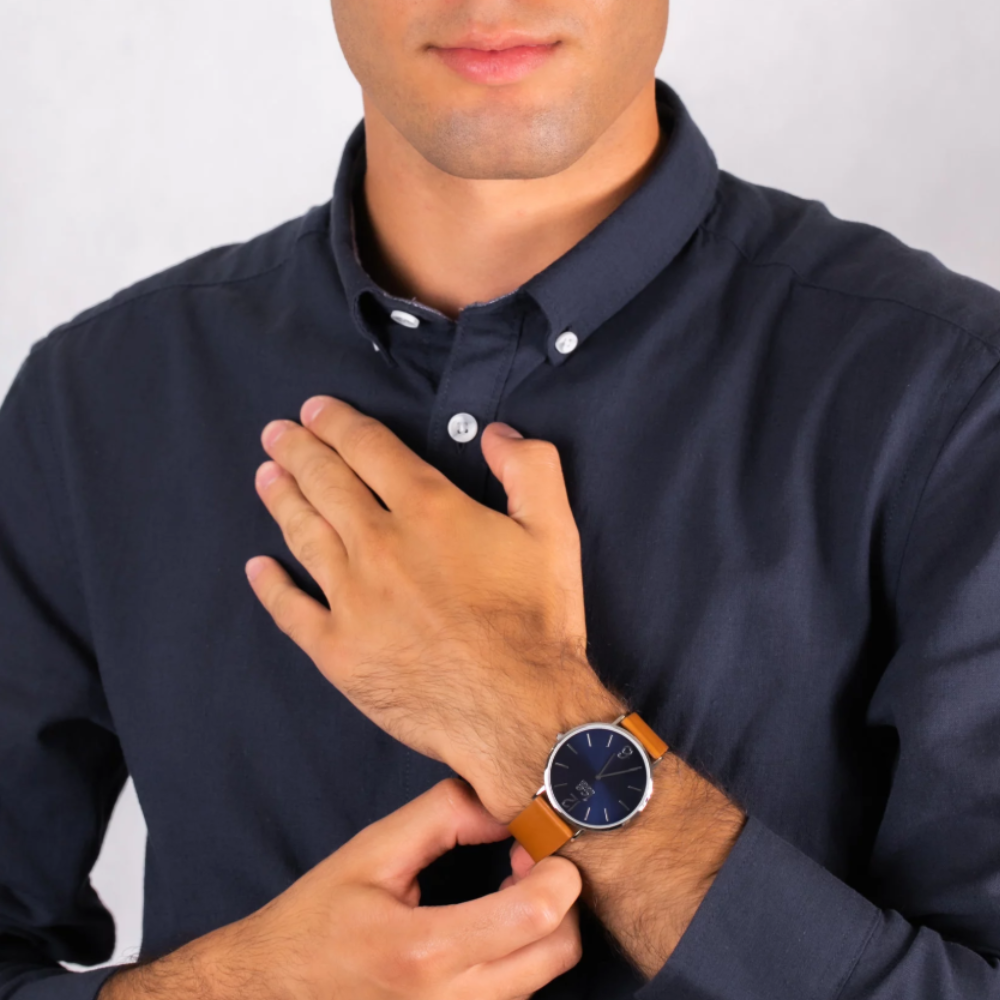 ICE City Tanner Watch in Caramel/Blue
