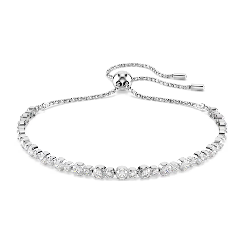 Swarovski Matrix Tennis Bracelet Silver/White Medium