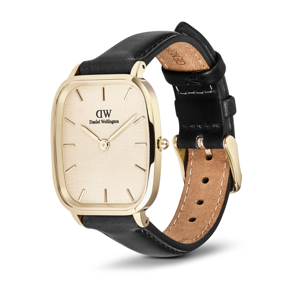DW Marlon Sheffield Watch in Linen/Gold - 32mm x 36.3mm