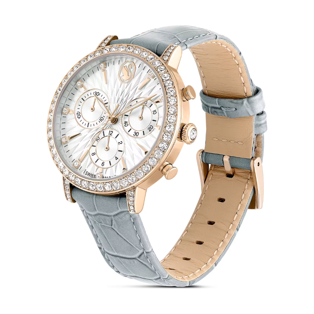 Swarovski Matrix Tennis Chrono watch in Grey/RG