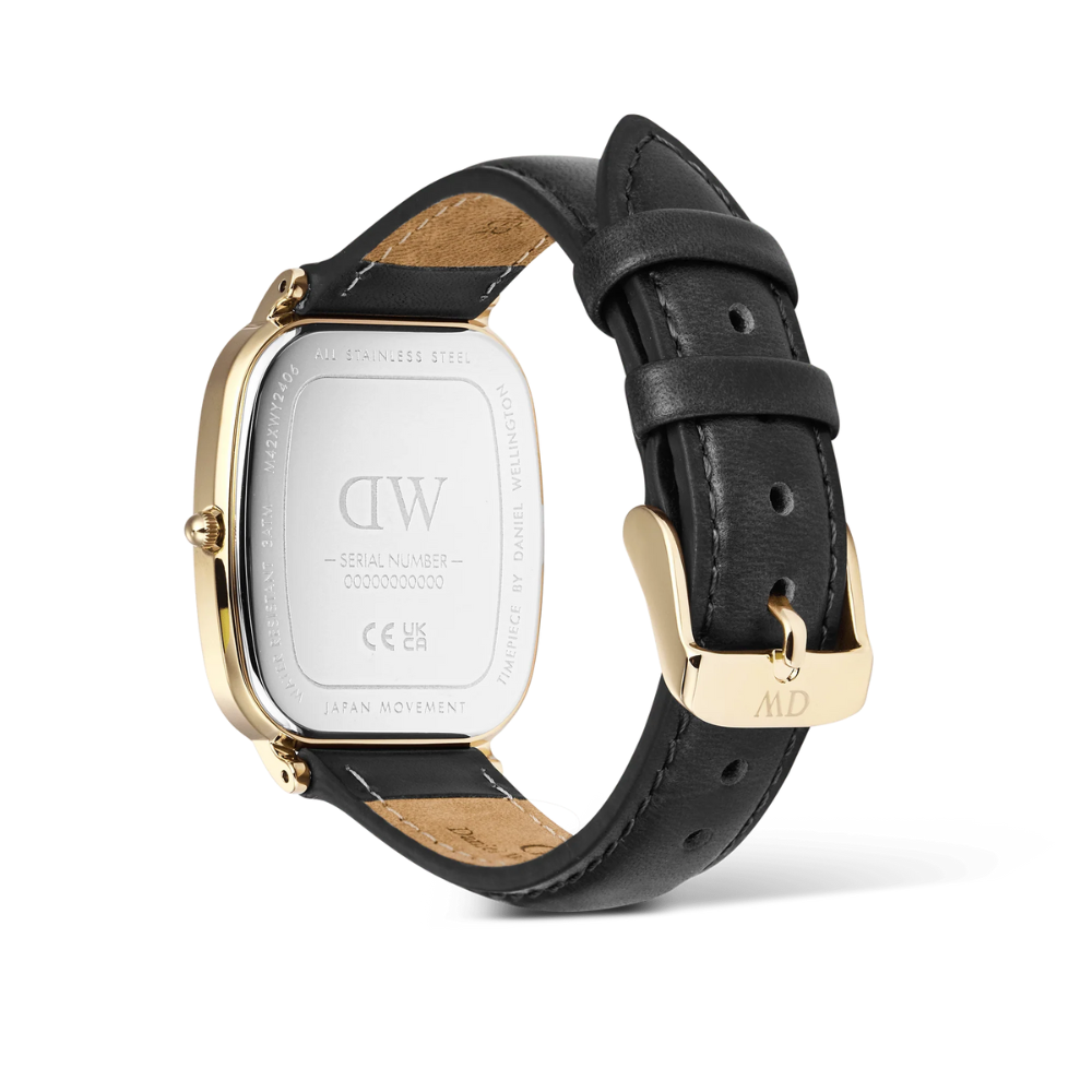 DW Marlon Sheffield Watch in Linen/Gold - 32mm x 36.3mm