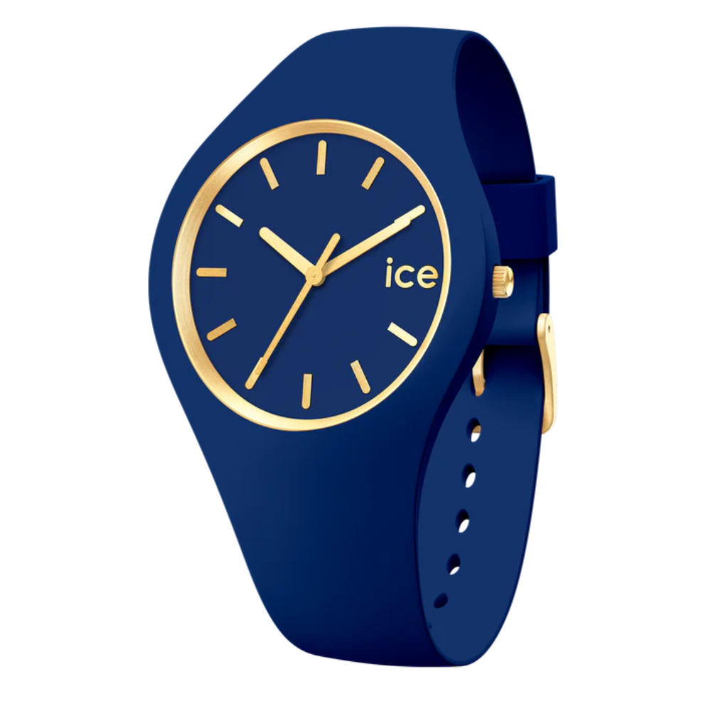 Ice Glam Brushed Lazuli Blue Watch - Medium