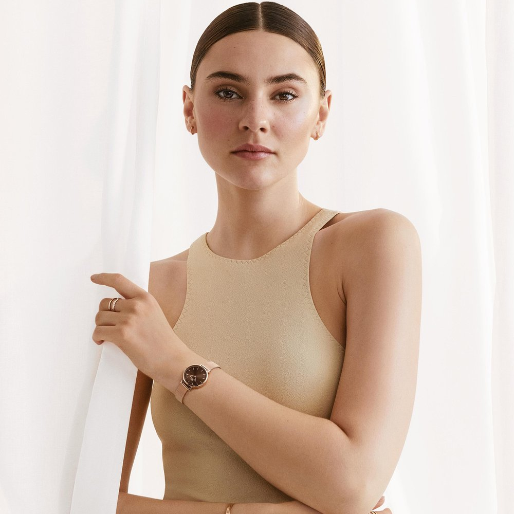 DW Petite Amber Watch in Rose Gold/Brown 28mm – John Taylor