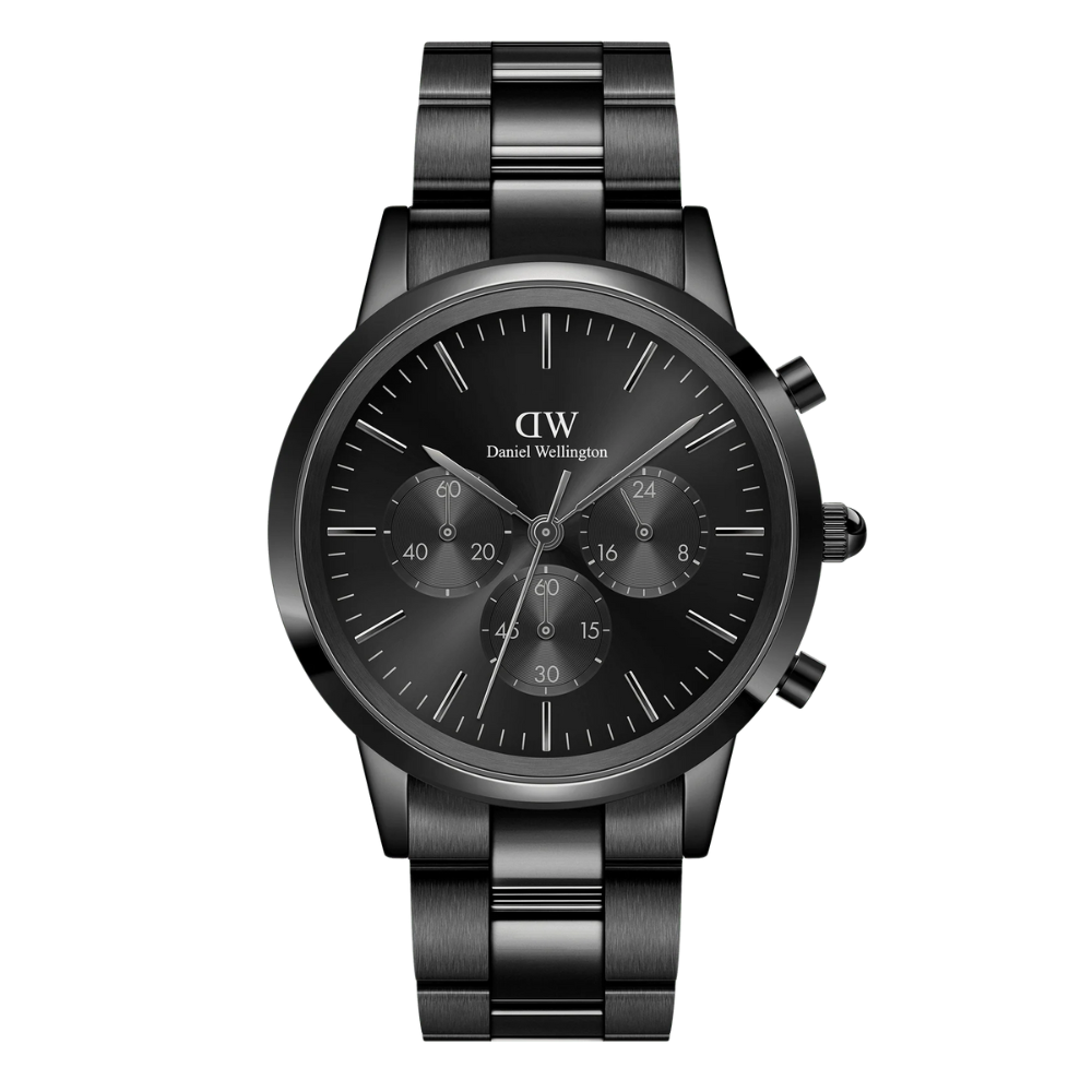 DW Iconic Chronograph Link Onyx B Watch