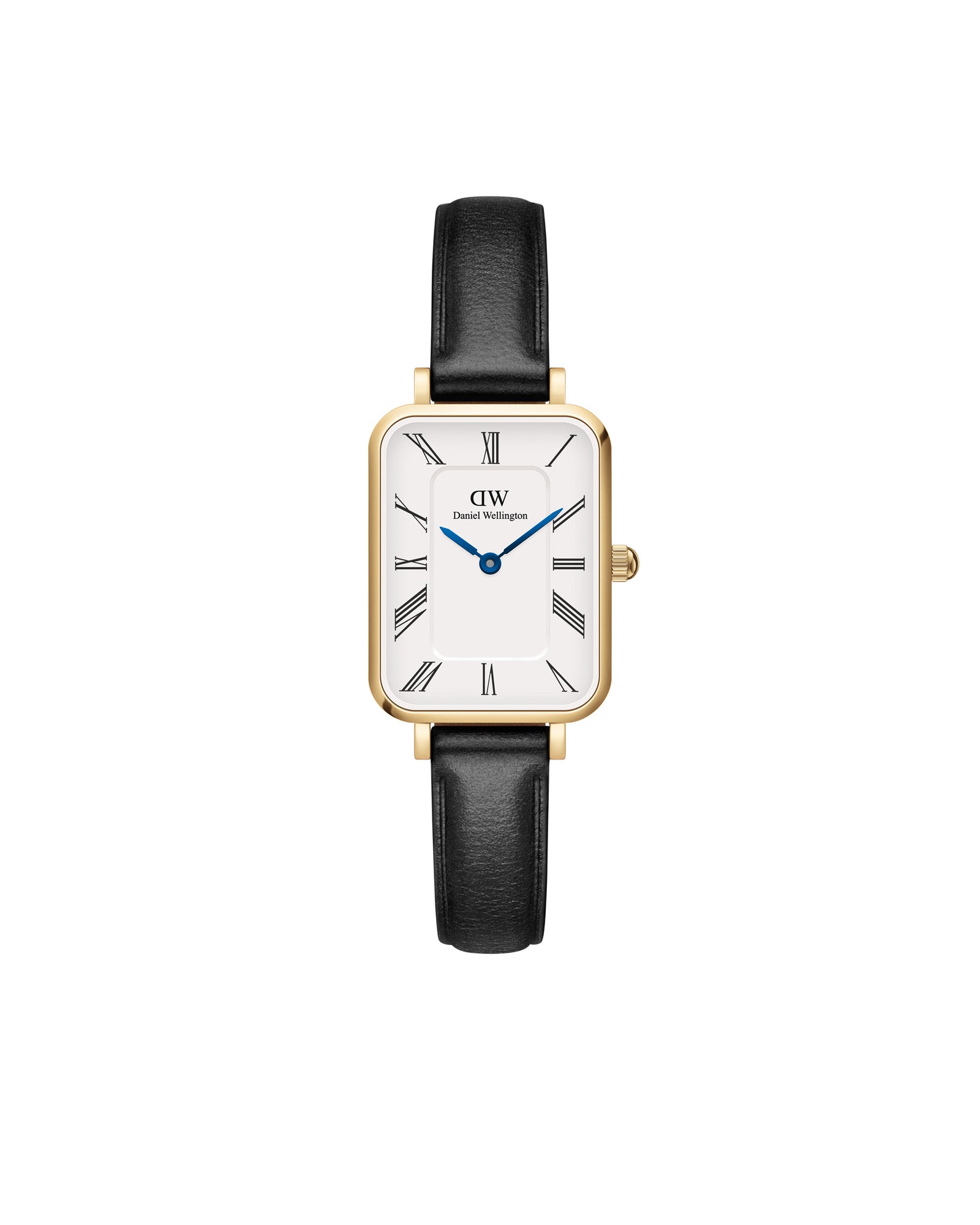 DW Quadro Roman Numerals Watch in Gold