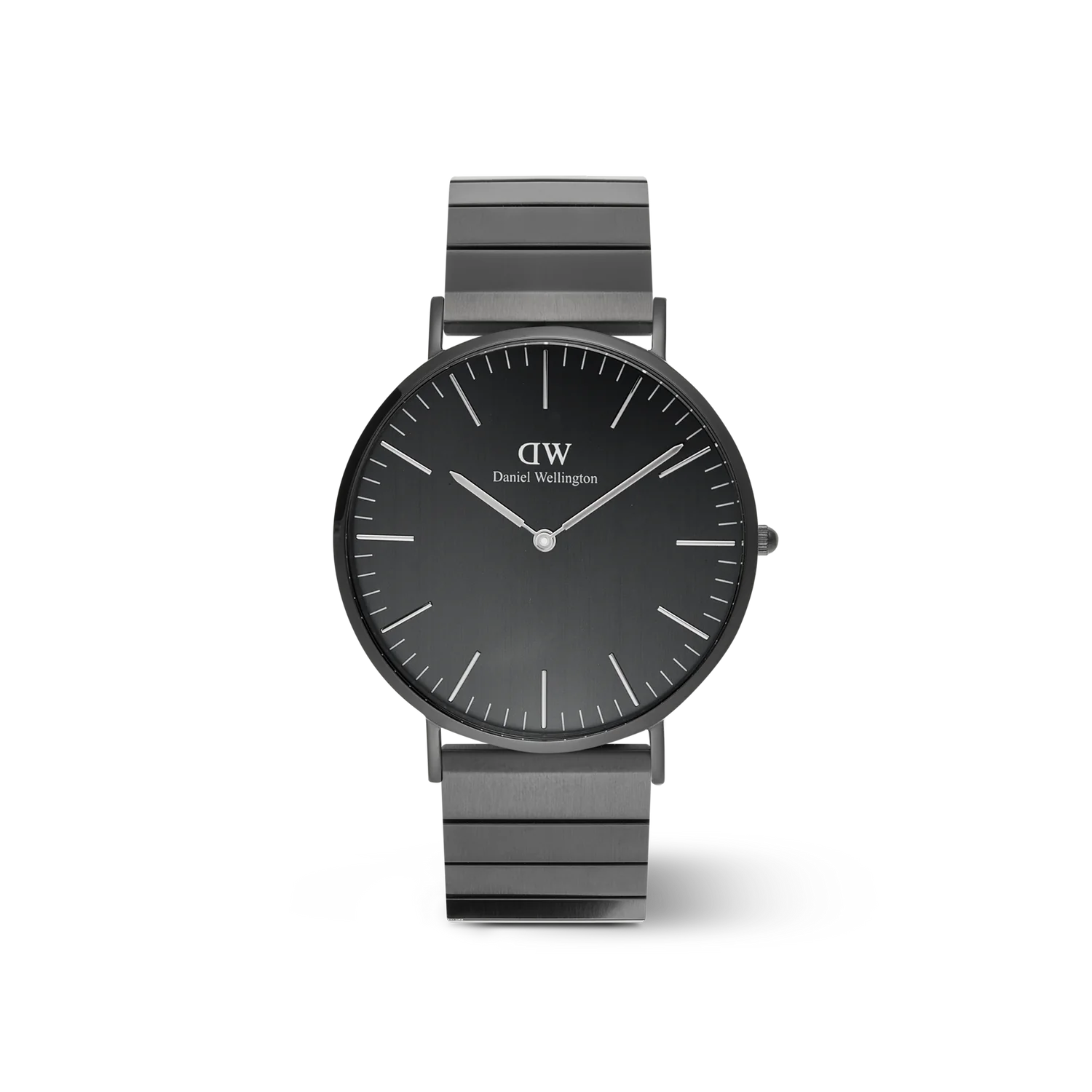 DW Classic Piano Link Watch in Unitone Onyx - 40mm