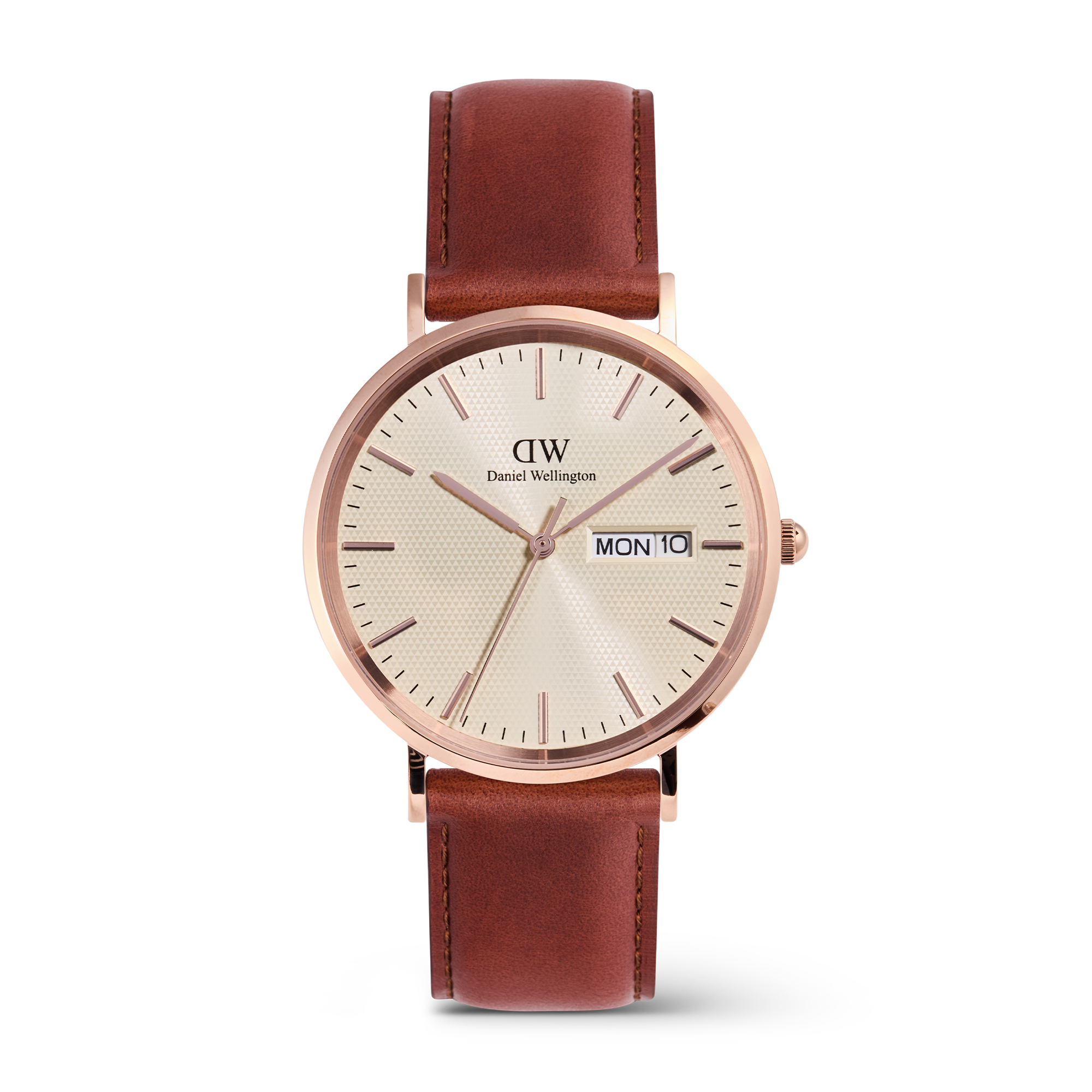 DW Classic Day Display St Mawes Watch in Rose Gold/Champagne
