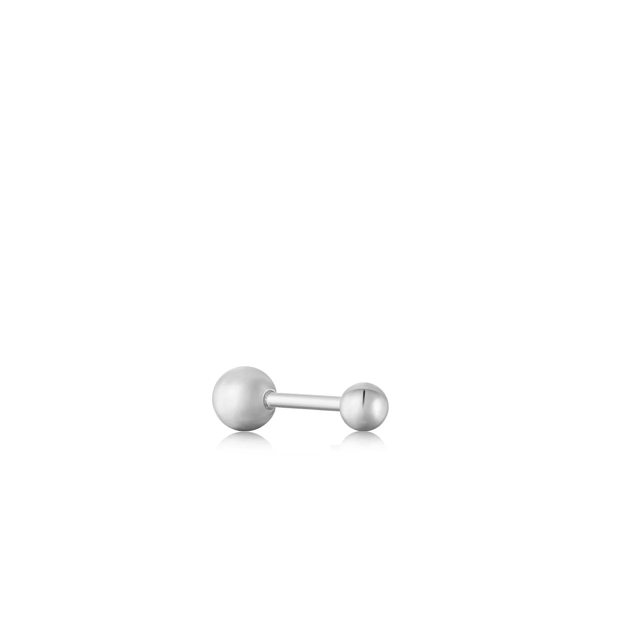 Ania Haie Sterling Silver Ball Barbell Single Earring