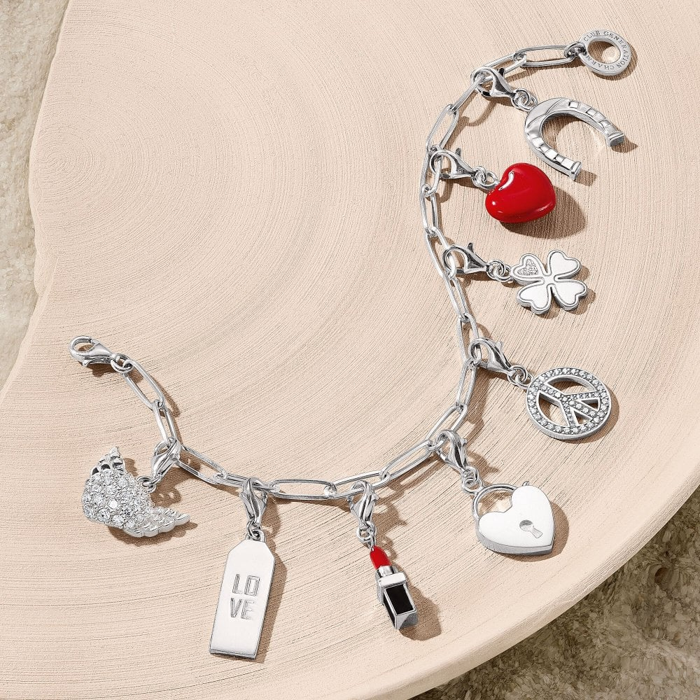 Thomas Sabo Small Red Heart Pendant Charm