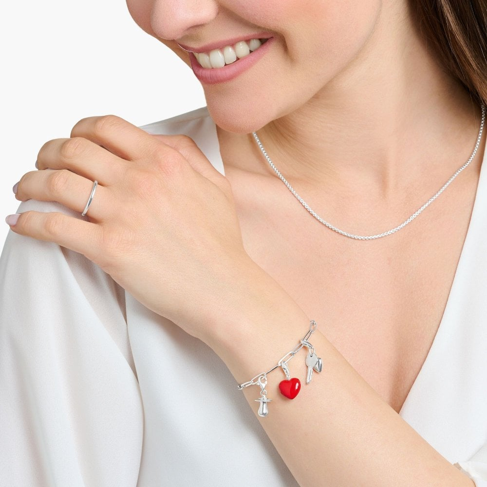 Thomas Sabo Small Red Heart Pendant Charm