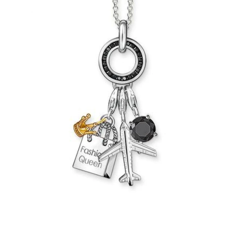 Thomas Sabo Black Zirconia Charm Carrier