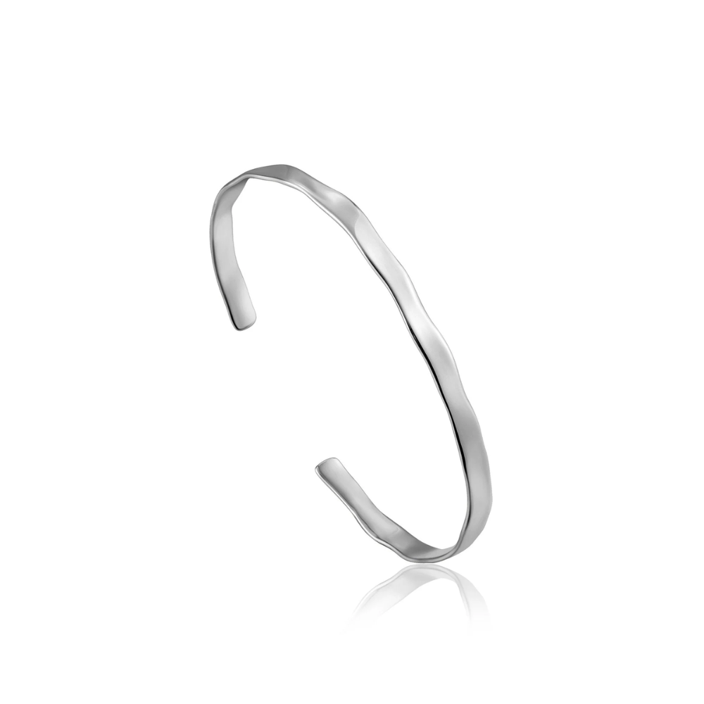 Ania Haie Crush Cuff Silver Bracelet