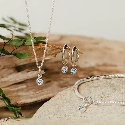Evolve March Necklace (Aquamarine)