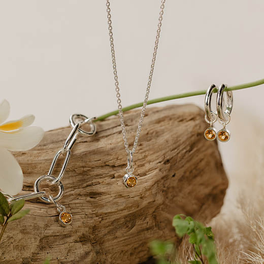 Evolve November Necklace (Citrine)
