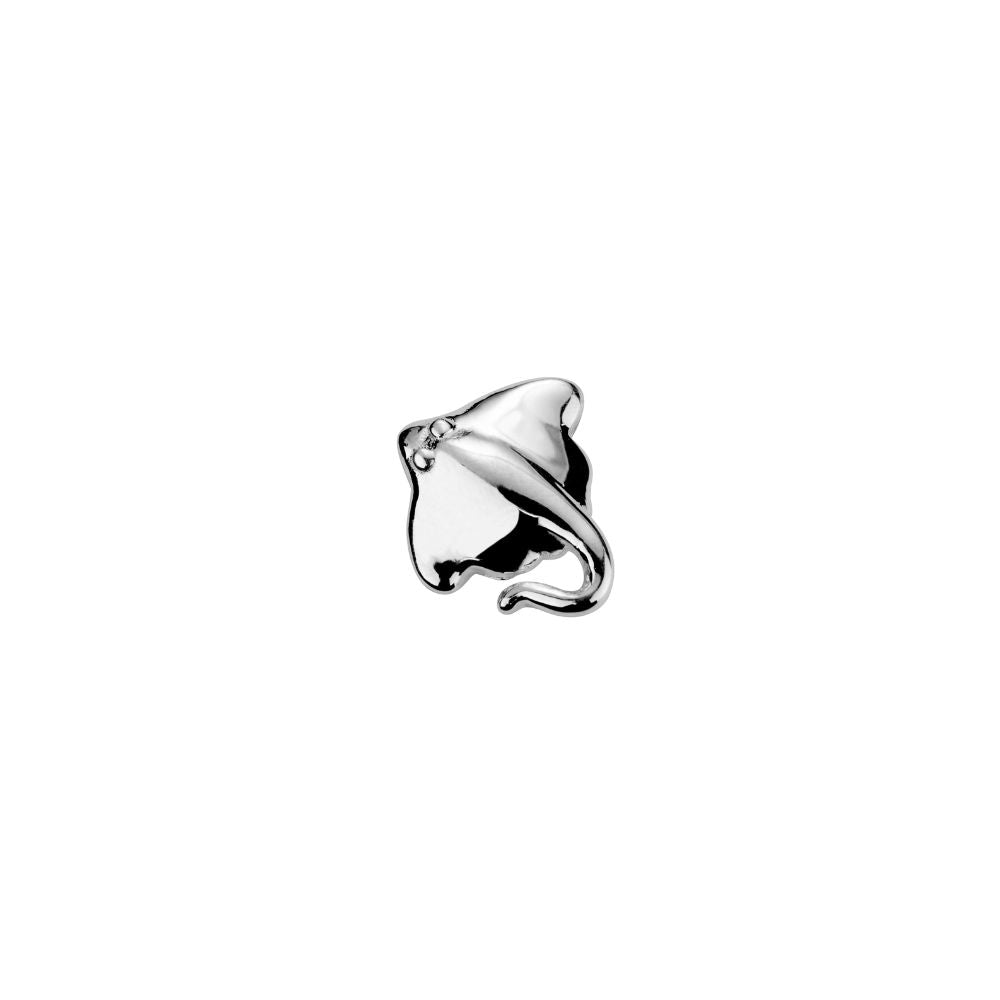 STOW Sterling Silver Stingray Charm (Graceful)