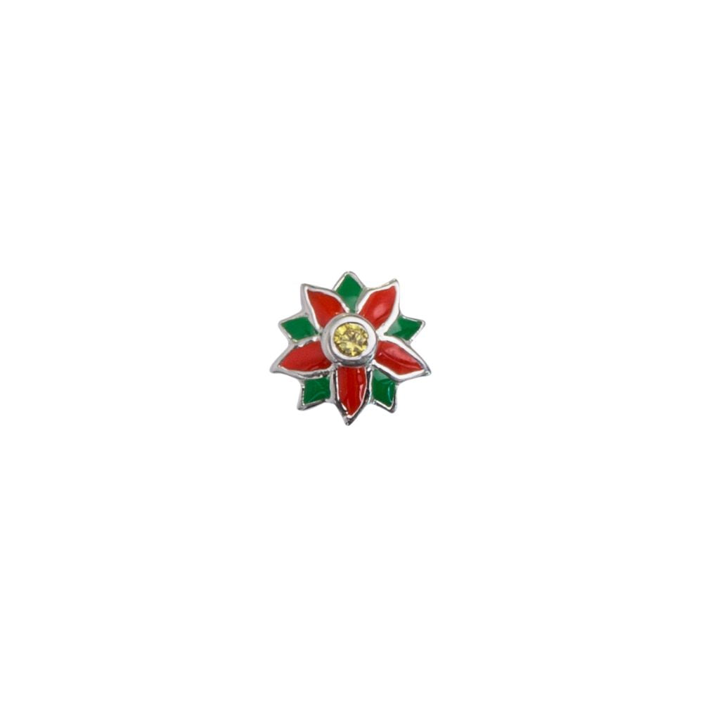 STOW December Poinsettia Charm (Cherished)