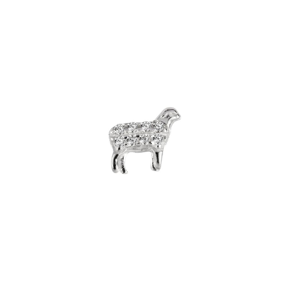 STOW Sterling Silver CZ Sheep Charm (Lovable)