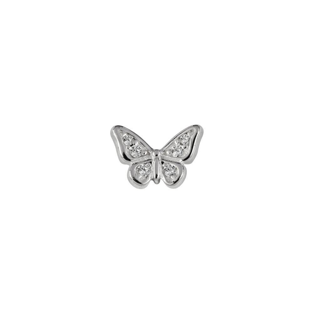 STOW Sterling Silver CZ Butterfly Charm (New Beginnings)