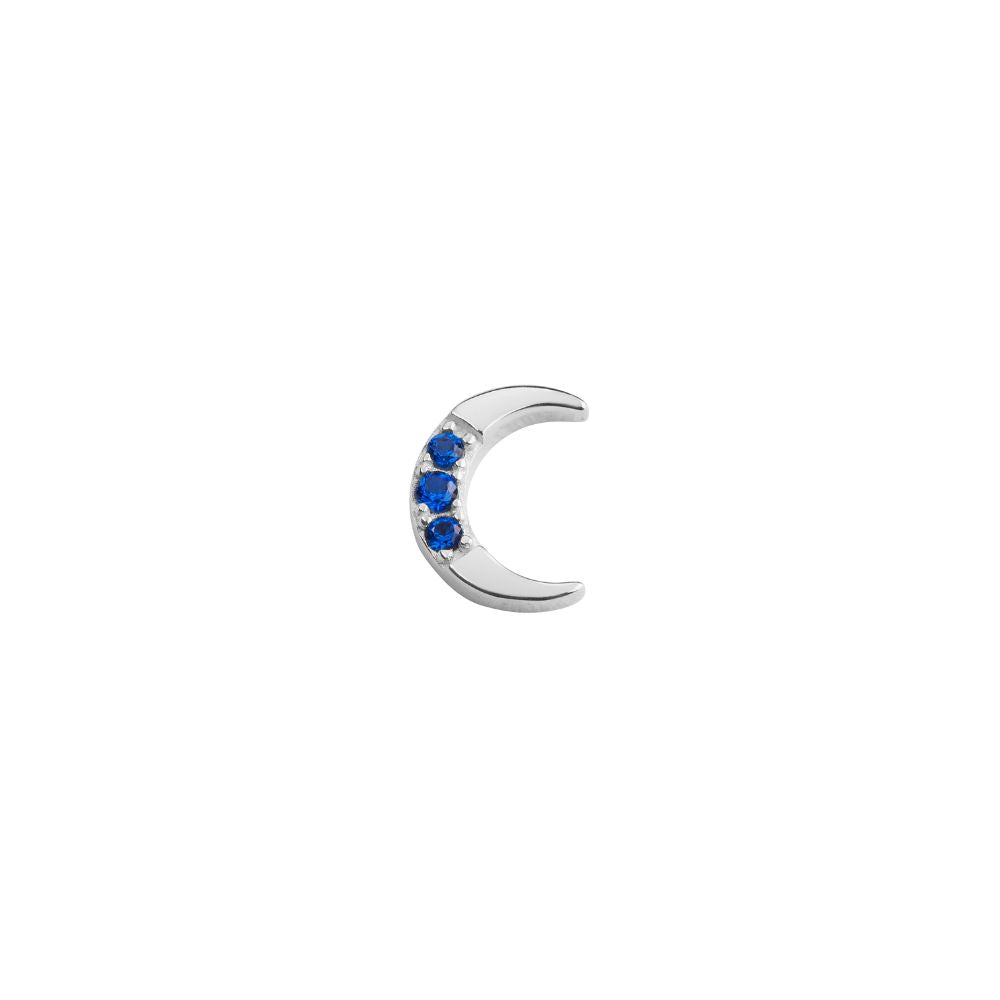 STOW Sterling Silver CZ My Moon Charm (Commitment)