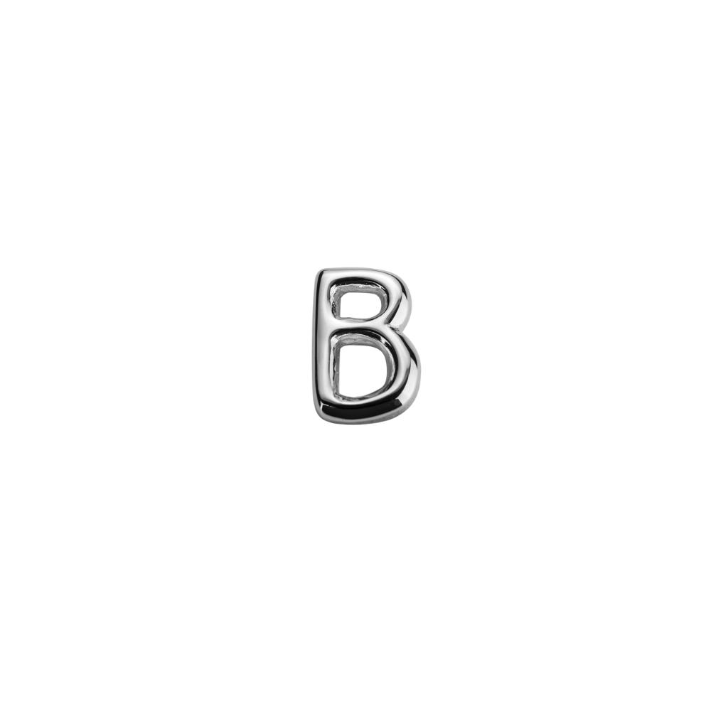 STOW Sterling Silver 'B' Charm