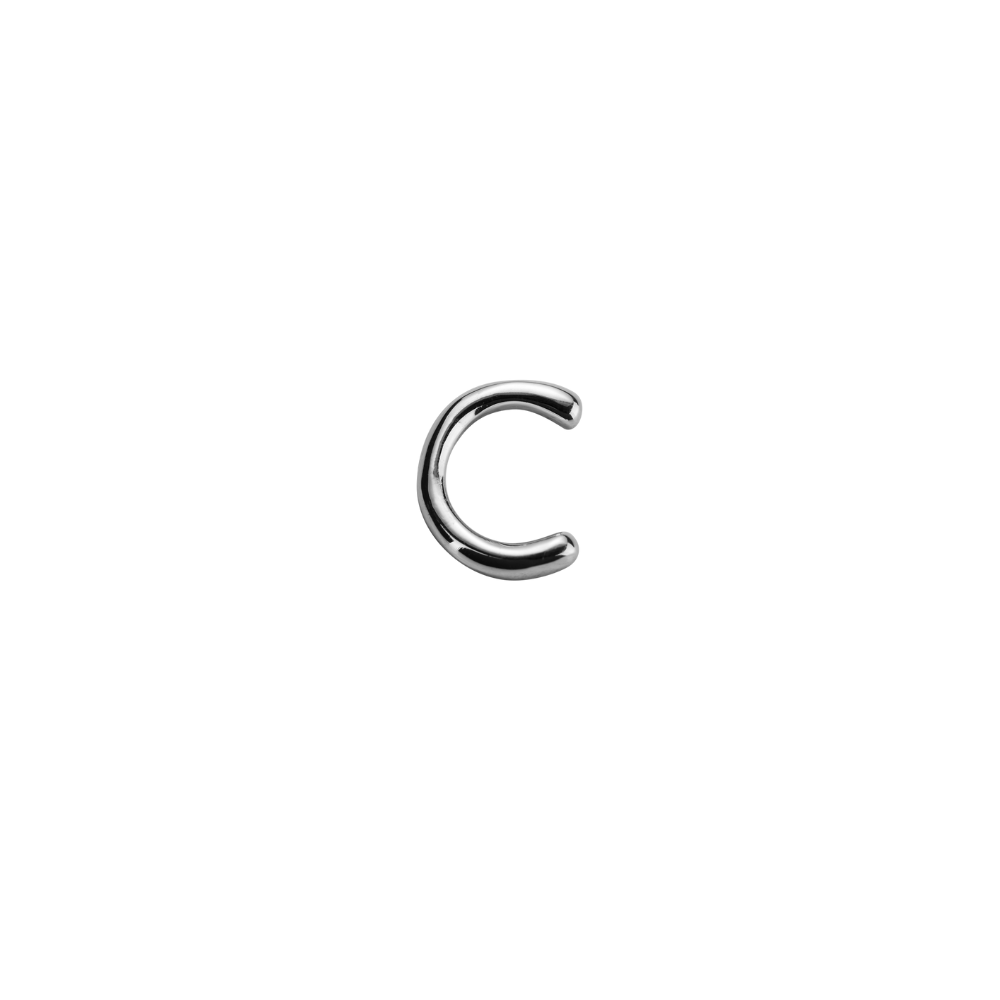 STOW Sterling Silver 'C' Charm