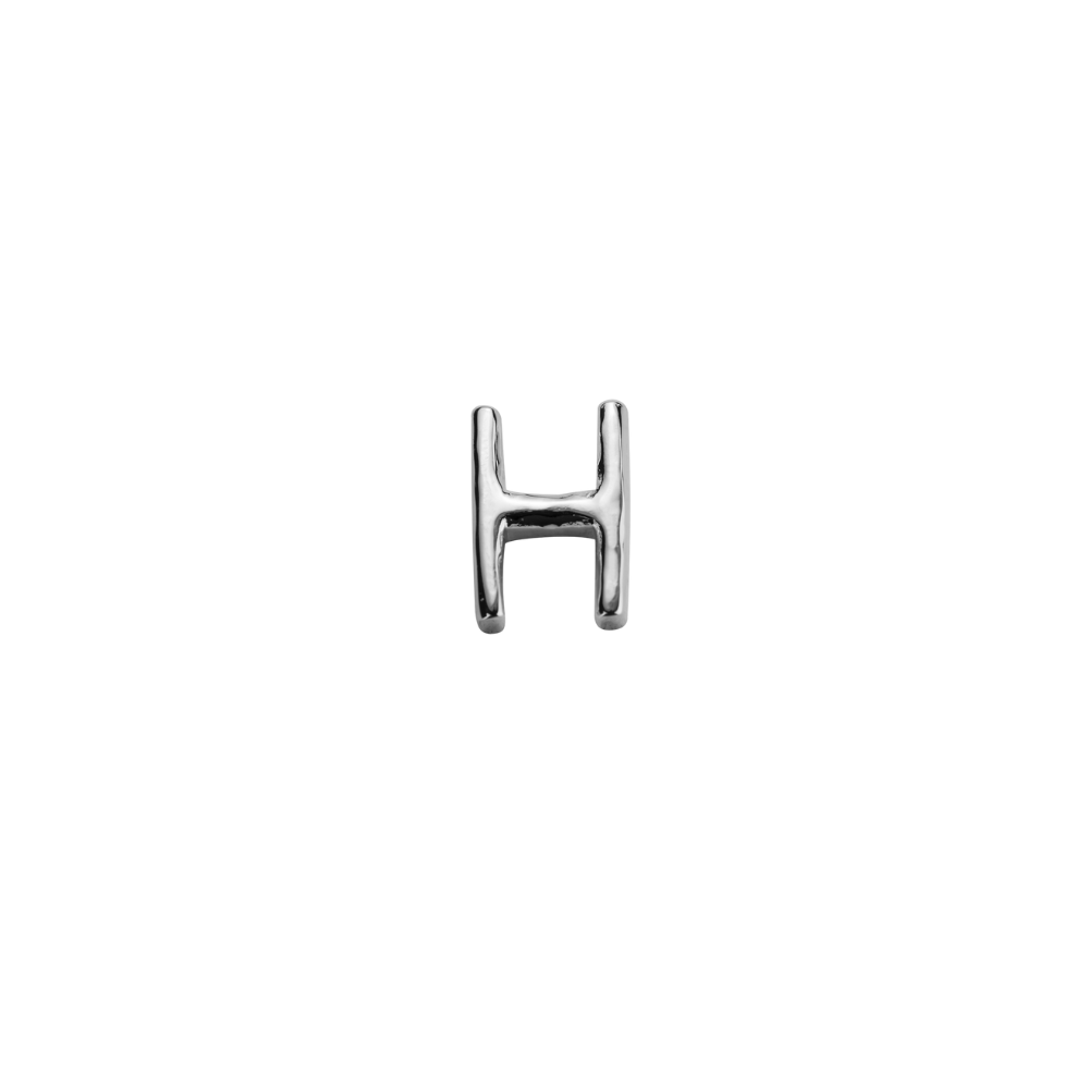 STOW Sterling Silver 'H' Charm