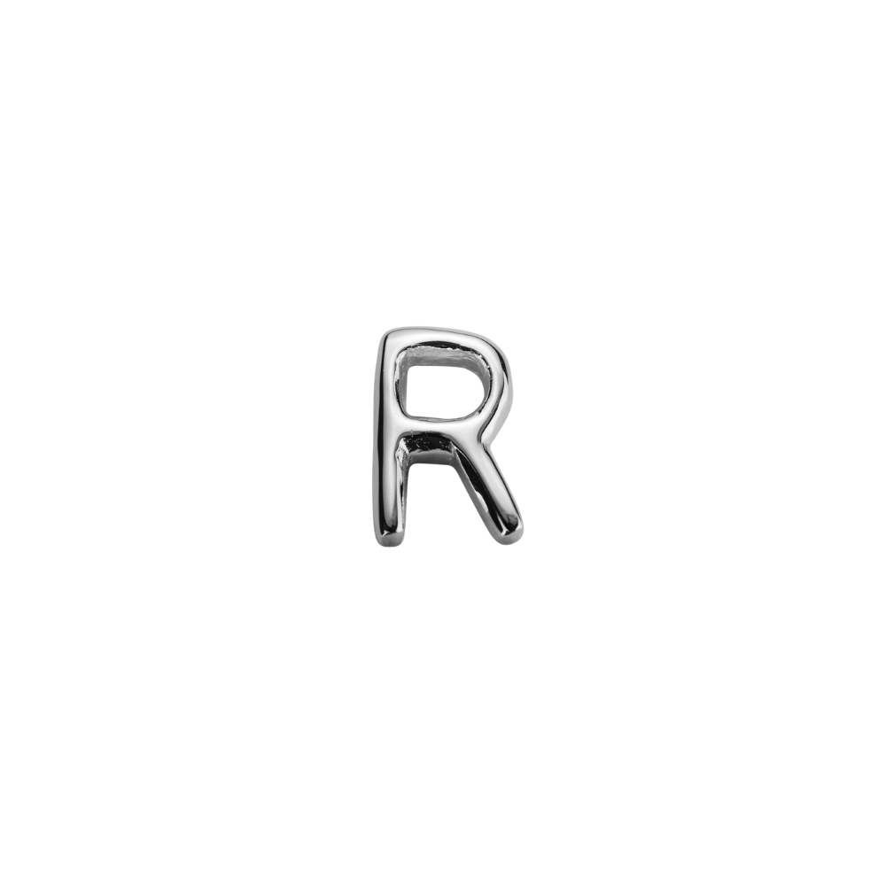 STOW Sterling Silver 'R' Charm