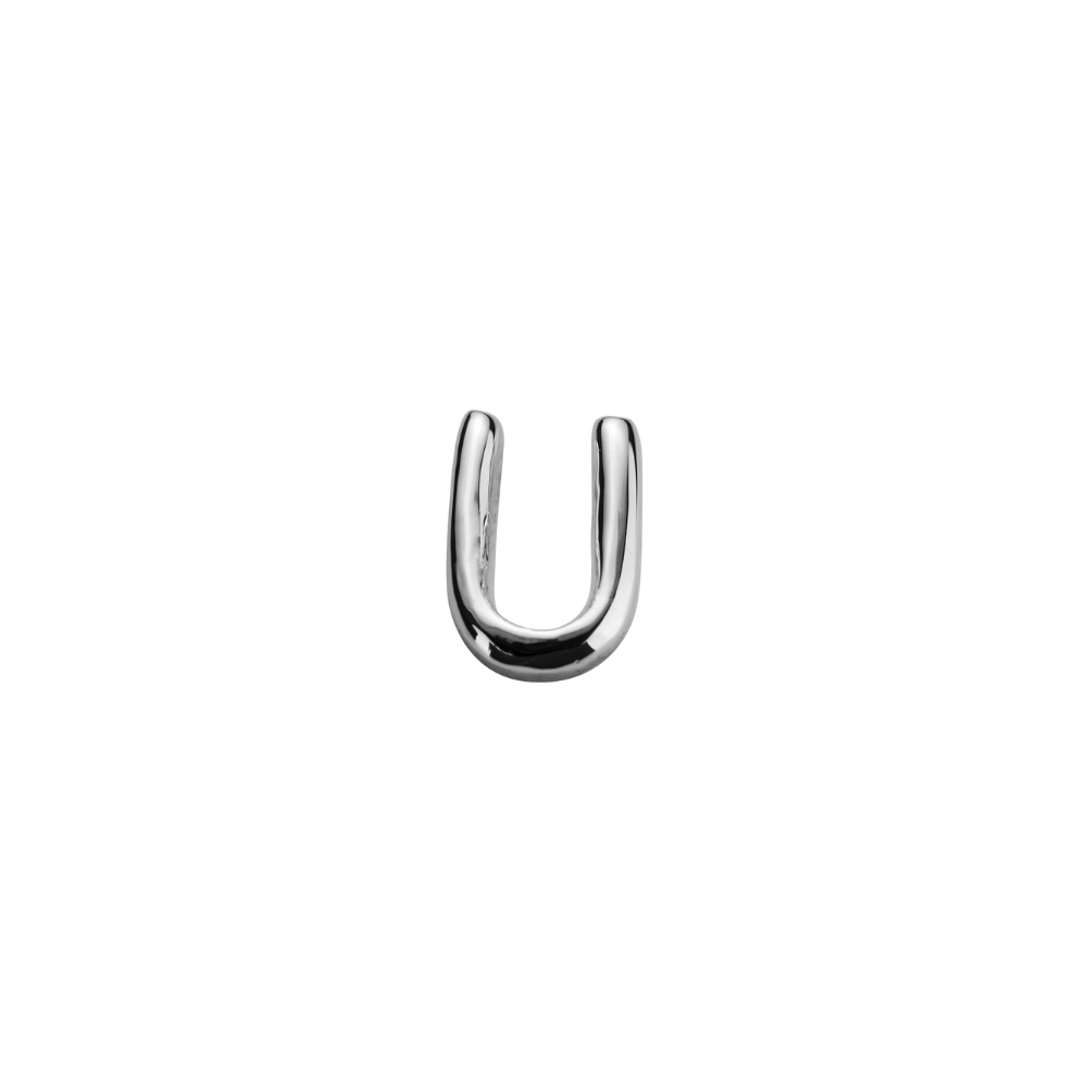 STOW Sterling Silver 'U' Charm