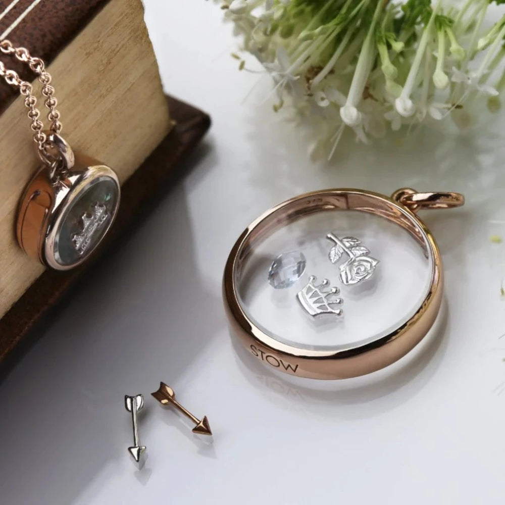 STOW 9ct Rose Gold Large Locket