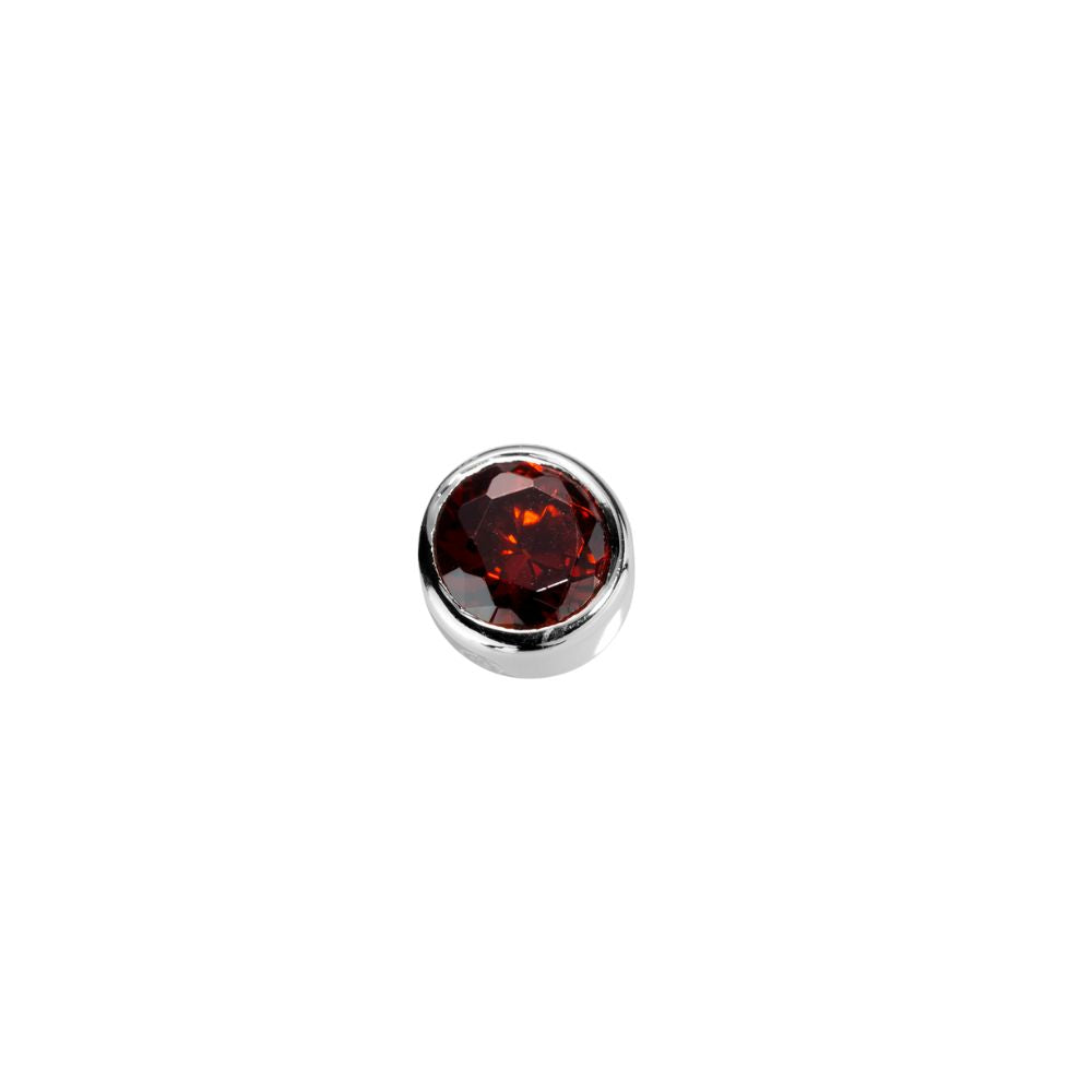 STOW Garnet CZ Charm (Happiness)