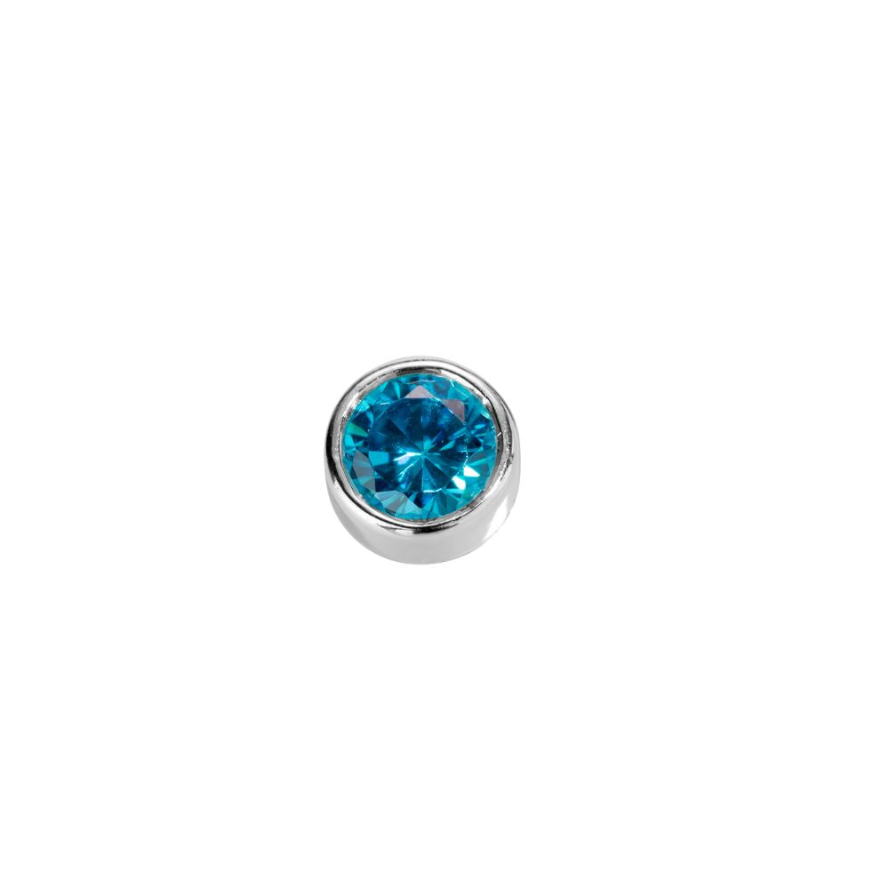 STOW Blue Topaz CZ Charm (Friendship)