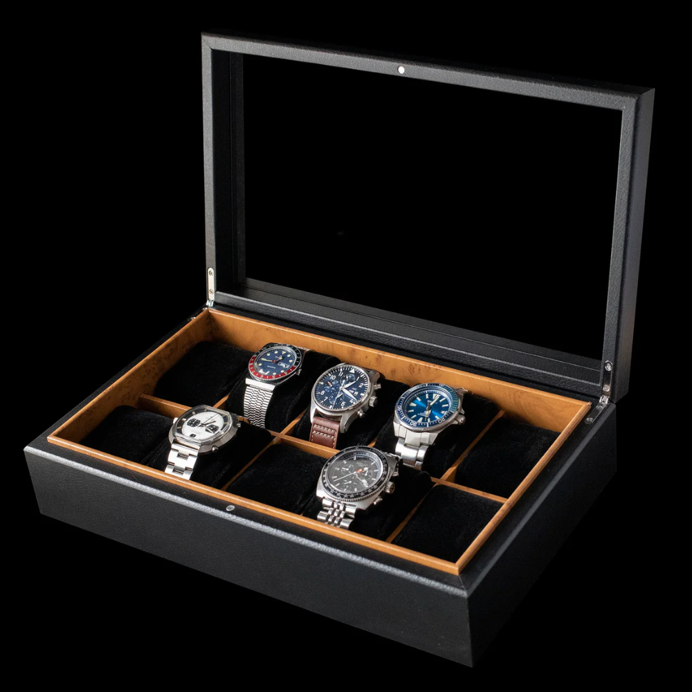 Urburn Men's 10 Section Watch Box