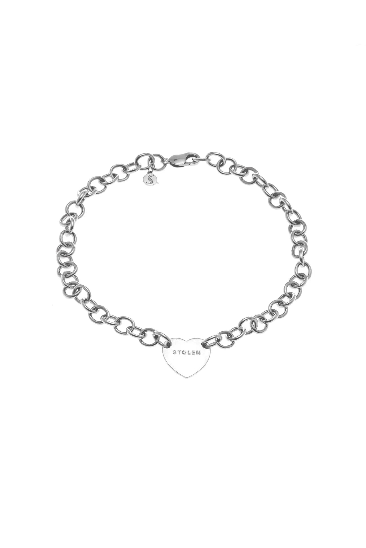 Stolen Girlfriends Club Cold Heart Choker - Silver