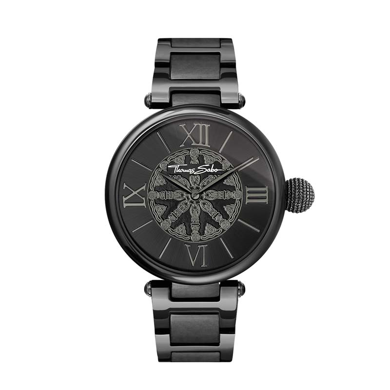 Thomas Sabo Karma Black IP Steel Watch