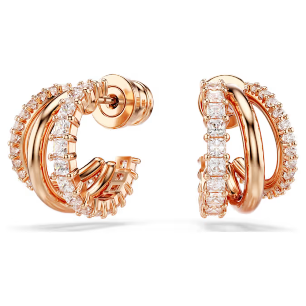 Swarovski Hyperbola hoop earrings