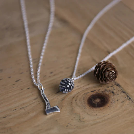 Evolve Pinecone Necklace (Independence & Intuition)