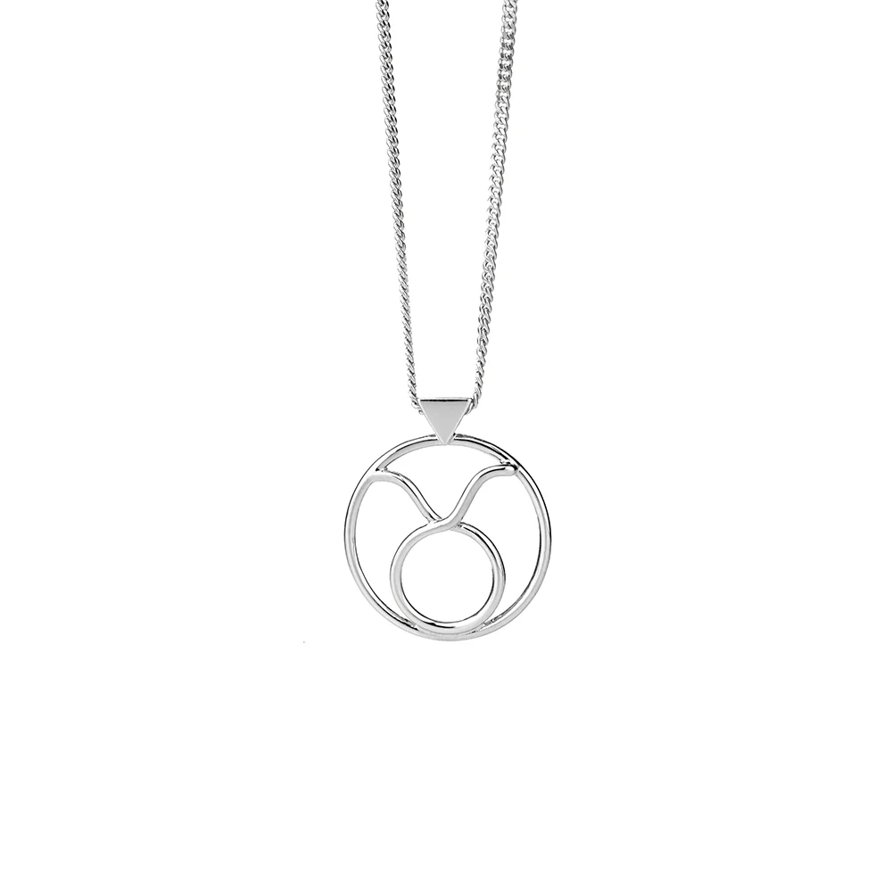 Karen Walker Silver Zodiac Taurus Necklace