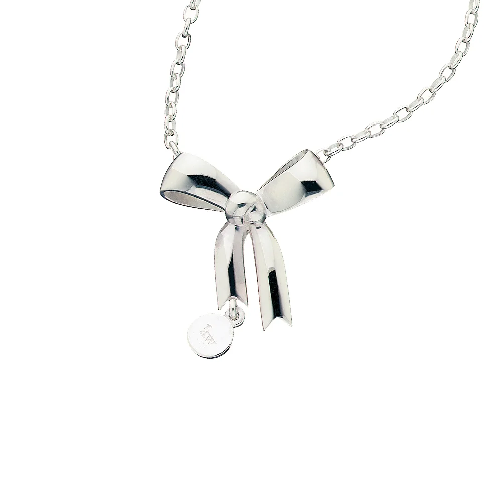 Karen Walker Silver Bow Pendant