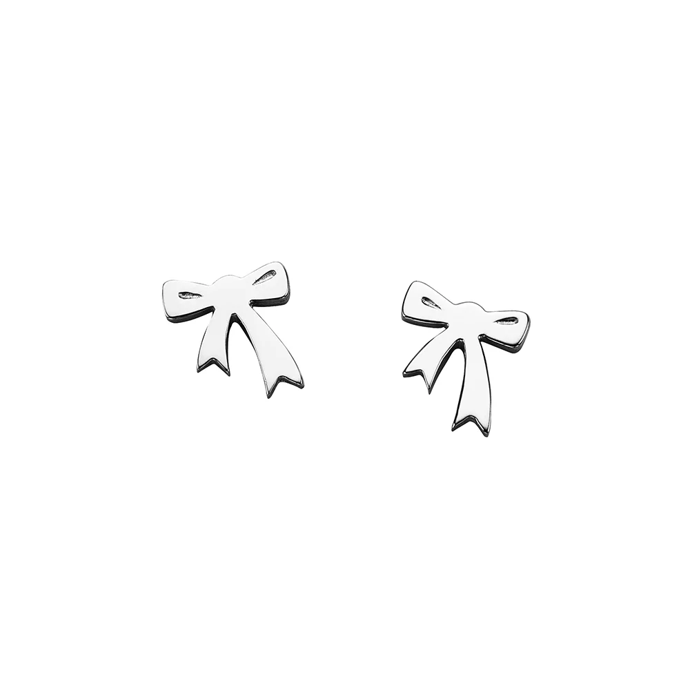 Karen Walker Silver Mini Bow Studs