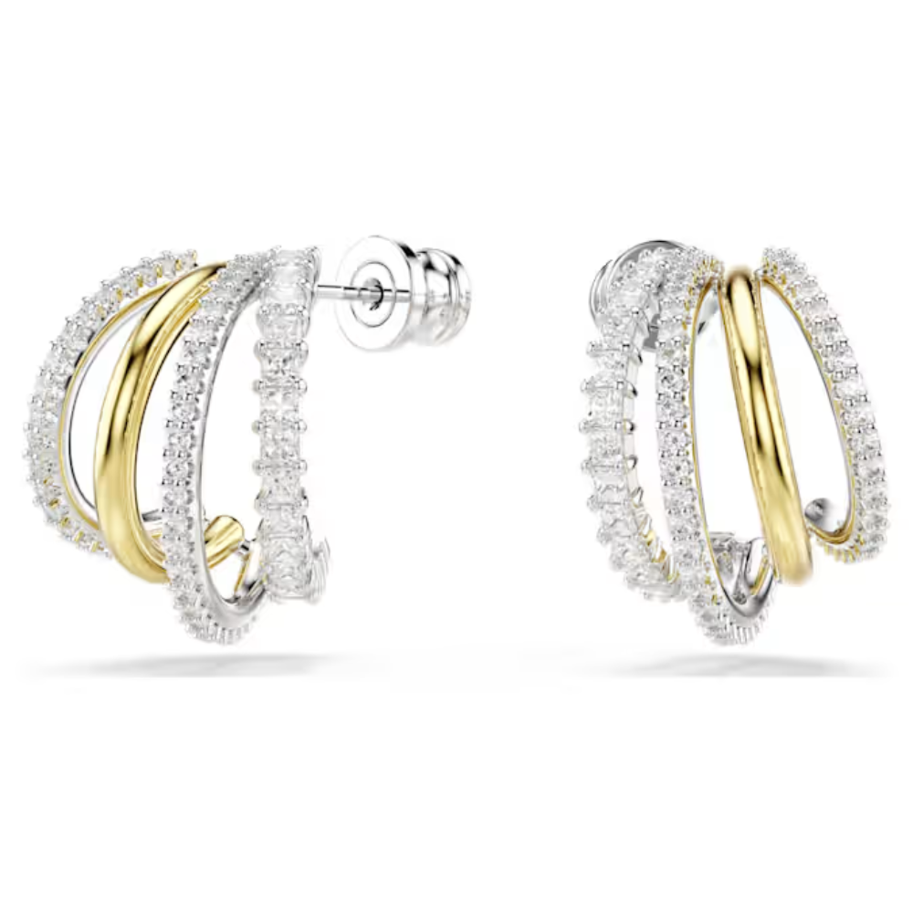 Swarovski Hyperbola hoop earrings