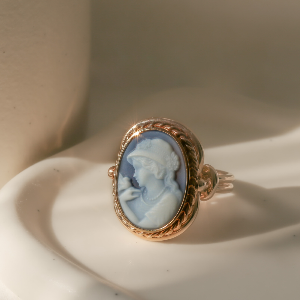 Handmade 7.73ct Sardonyx Cameo Ring